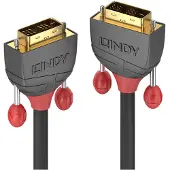 Lindy Single Link Dvi Cable 15 M Argenté