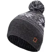 Hi-tec Unisexe, Bonnet, Pascal-Kappe, Noir, Gris, (Taille unique)