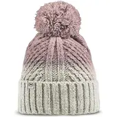 Buff Knitted & Full Fleece Beanie Violet