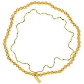 Folli Follie 4n9a112yy Necklace Doré Femme