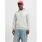 Jack & Jones Sweat-shirt 'JORNorrebro' noir / blanc chiné