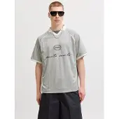 Jack & Jones T-Shirt 'JCOEterna' gris / anthracite / blanc