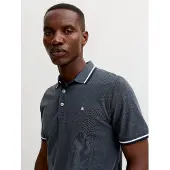 Jack & Jones T-Shirt 'JJEPaulos' gris foncé / blanc