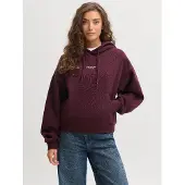 JJXX Sweat-shirt 'JXStudio Vesterbro' lie de vin / blanc