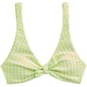 Next Hauts de bikini kiwi / vert clair / blanc