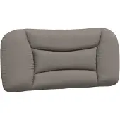 vidaXL Coussin de tête de lit "Hvar" Taupe 80 cm Tissu
