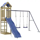 vidaXL Aire de jeux d'extérieur bois de pin imprégné