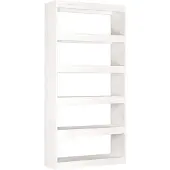 vidaXL Bibliothèque/Séparateur de pièce Blanc 80x30x167,4cm Pin massif
