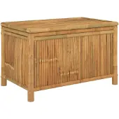 vidaXL Coffre de jardin 90x52x55 cm bambou