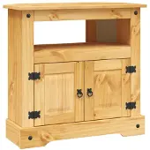 vidaXL Table console Gamme Corona Pin mexicain 80x43x78 cm