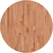 vidaXL Dessus de table Ø80x2,5 cm rond bois massif de hêtre
