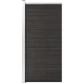 vidaXL -Zauntafel 95x186 cm HKC Grau
