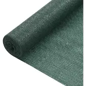 vidaXL Grille de clôture verte 2x10 m HDPE 75 g/m