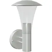 vidaXL Applique murale extérieure argentée acier inoxydable