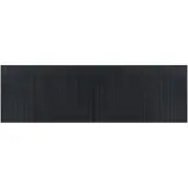 vidaXL Tapis rectangulaire noir 60x200 cm bambou