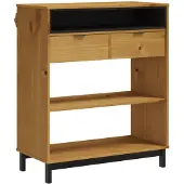 vidaXL Table de bar FLAM 92x45x110 cm pin massif