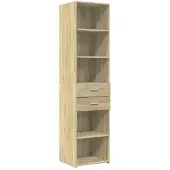 vidaXL Highboard chêne Sonoma 45x42,5x185 cm Matériau dérivé du bois