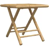 vidaXL Table de jardin pliante 45x45x45 cm bambou