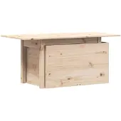 vidaXL Table de jardin 100x50x75 cm pin massif