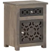 vidaXL Table De Chevet 40x30x50 Cm Bois De Manguier Massif