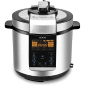 Sogo Multicuiseur avec 17 fonctions de cuisson, autocuiseur de 6 litres, Slow Cooker, cuiseur à riz, cuiseur vapeur, chauffe-plats, faire revenir, yaourtière, cuire au four