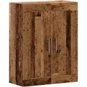 vidaXL Armoire murale imitation vieux bois 69,5x34x90 cm Bois composite