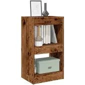 vidaXL Bibliothèque/Cloison de séparation vieux bois 40x30x72 cm
