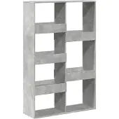 vidaXL Cloison de séparation gris béton 100x33x155,5cm bois ingénierie