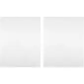 vidaXL Films de miroir 2 pcs auto-adhésive 45x150 cm PET