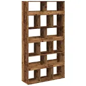 vidaXL Cloison de séparation vieux bois bois d'ingénierie