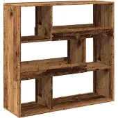 vidaXL Cloison de séparation vieux bois bois d'ingénierie