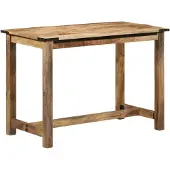 vidaXL Table de salle à manger 110x55x75 cm en bois massif de manguier