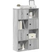vidaXL Bibliothèque sonoma gris 60x24x101,5 cm bois d'ingénierie