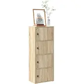 vidaXL Bibliothèque chêne sonoma 40x24x102 cm bois d'ingénierie