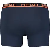 Head Boxers bleu foncé / orange