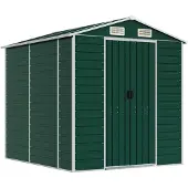 vidaXL Abri de jardin Vert 191 x 215 x 198 cm Acier galvanisé