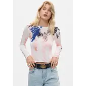 Desigual T-shirt mélange de couleurs