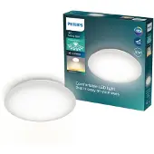 Philips , Plafonnier Moire, 10 W, LED, IP20, Blanc
