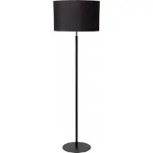 Lucide Lampadaire noir avec abat-jour de 150 cm, douille E27, Maya