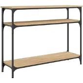 vidaXL Table console chêne sonoma 100x29x75 cm bois d'ingénierie
