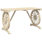 vidaXL Table de jardin 115x55x65 cm bois massif sapin