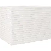 vidaXL Jardinière blanc 90x60x68,5 cm bois de pin massif