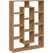 vidaXL Bibliothèque chêne artisanal 102x29x143 cm bois d'ingénierie