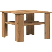vidaXL Table basse Artisan-Chêne 60x60x42 cm Bois composite