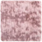 vidaXL Tapis Shaggy à poils longs NAVARRA rose poudré 160x160 cm