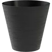 Herstera Pot Hoop 25 Cm - Avec Réserve Et Bouchon - Noir