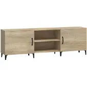 vidaXL Armoire TV Chêne Sonoma 150x30x50 cm Bois composite