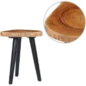 vidaXL Table basse 40x45 cm Teck solide