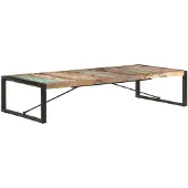vidaXL Table basse 180x90x40 cm Vieux bois massif