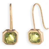 Ralph Lauren Boucles d'oreilles 'DARLENE' or / vert